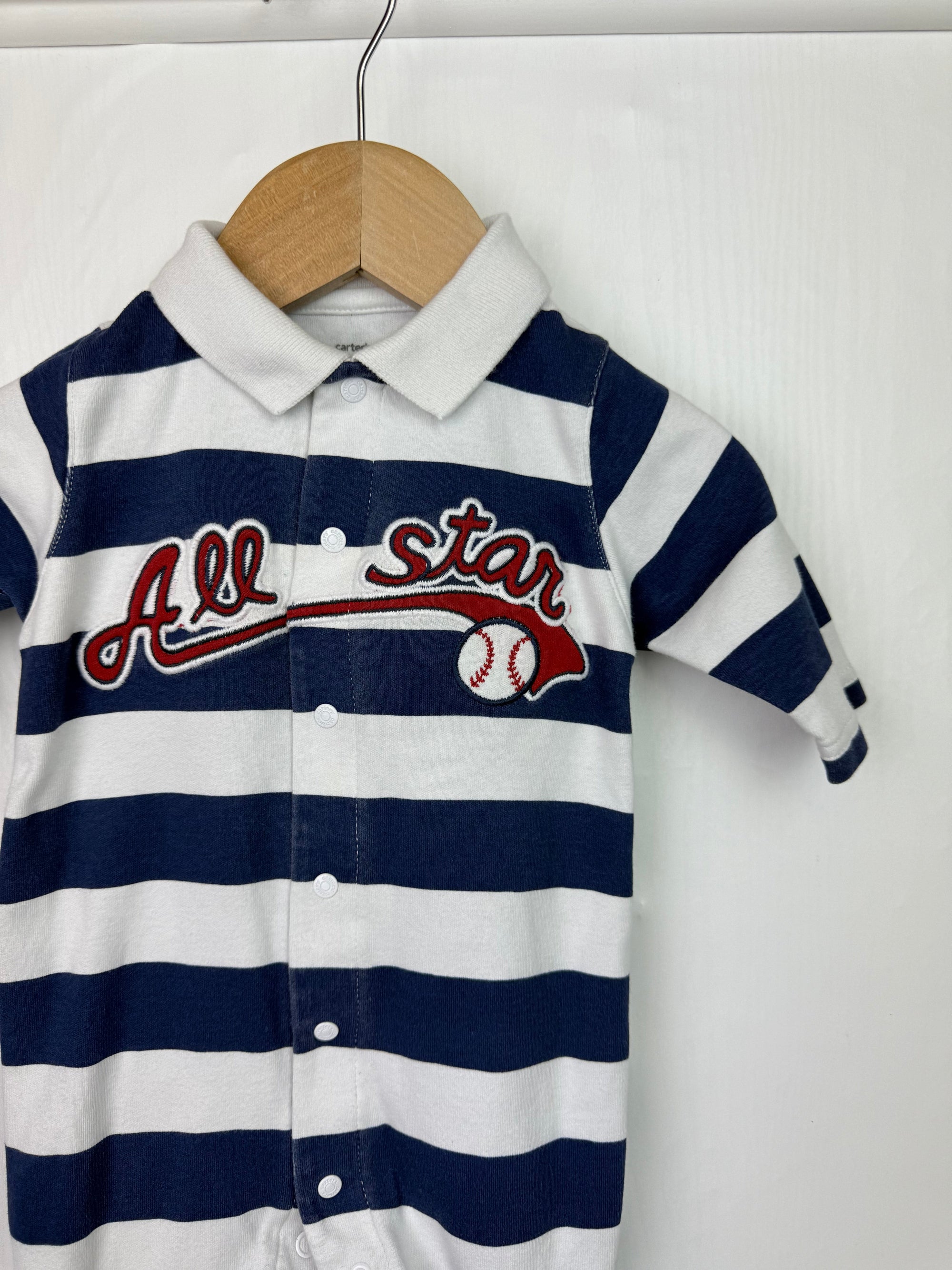 Carters All Star Sleepsuit - Boys 3 Months - Little Ones Preloved. Second Hand Children's & Preloved Baby, Kids, Girls & Boys Clothes. UK online