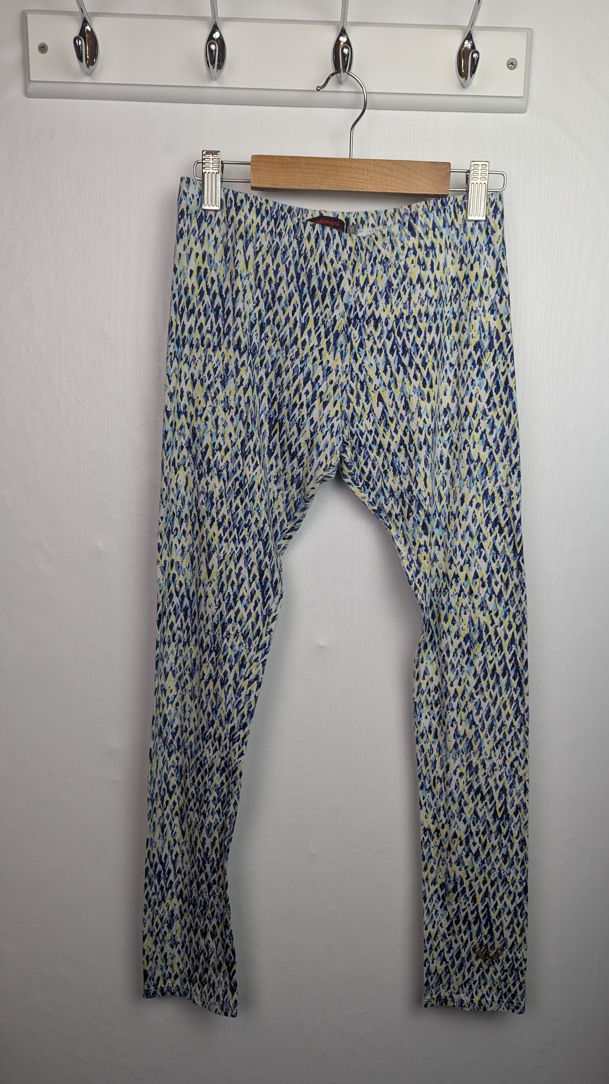 Catimini Blue & Yellow Leggings - Girls 8 Years - Little Ones Preloved. Second Hand Children's & Preloved Baby, Kids, Girls & Boys Clothes. UK online