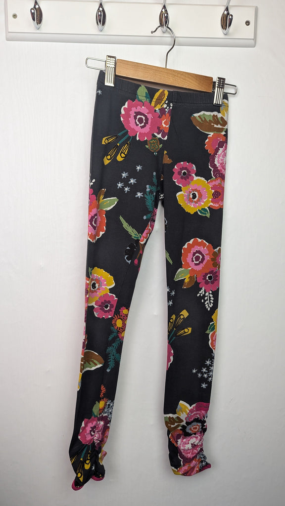 Catimini Grey Floral Leggings - Girls 8 Years Little Ones Preloved Used, Preloved, Preworn & Second Hand Baby, Kids & Children's Clothing UK Online. Cheap affordable. Brands including Next, Joules, Nutmeg Morrisons, TU, F&F, H&M.