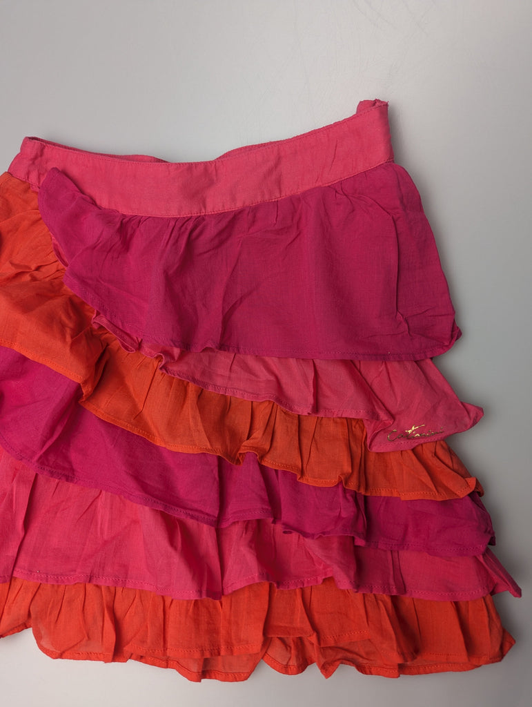 Catimini Pink Ruffle Skirt - Girls 10 Years Little Ones Preloved Used, Preloved, Preworn Baby, Girls & Boys Clothes. Kids & Children's second hand Clothing UK Online. Cheap affordable. Brands including Next, Joules, Nutmeg Morrisons, TU, F&F, H&M.