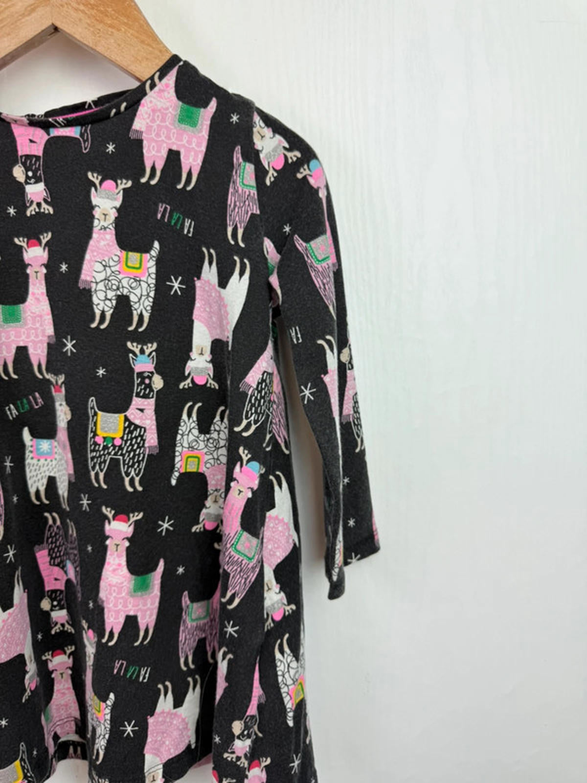 F&F Christmas Llama Dress - Girls 18-24 Months