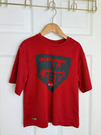 Champion Red ‘Walk Off’ Top - Boys 4 - 5 Years - Little Ones Preloved. Second Hand Children's & Preloved Baby, Kids, Girls & Boys Clothes. UK online