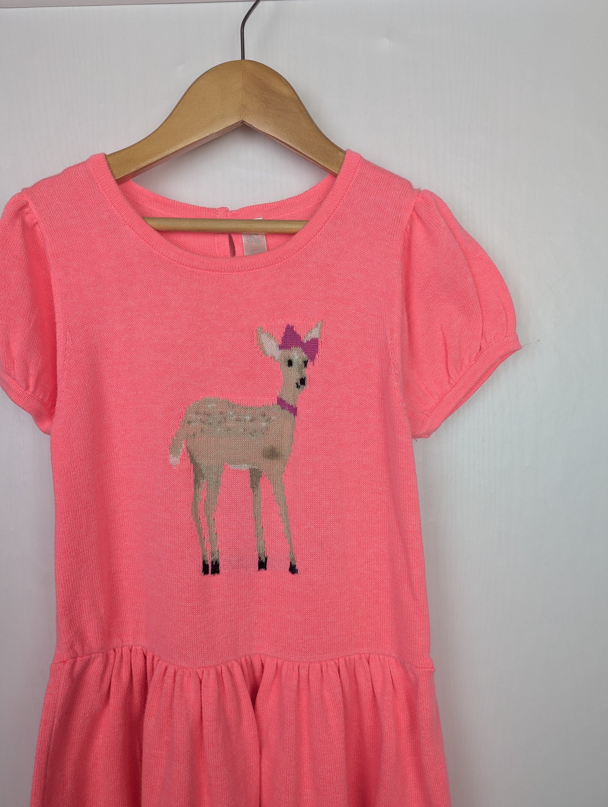 Cherokee Pink Knit Dress - Girls 5 Years - Little Ones Preloved. Second Hand Children's & Preloved Baby, Kids, Girls & Boys Clothes. UK online