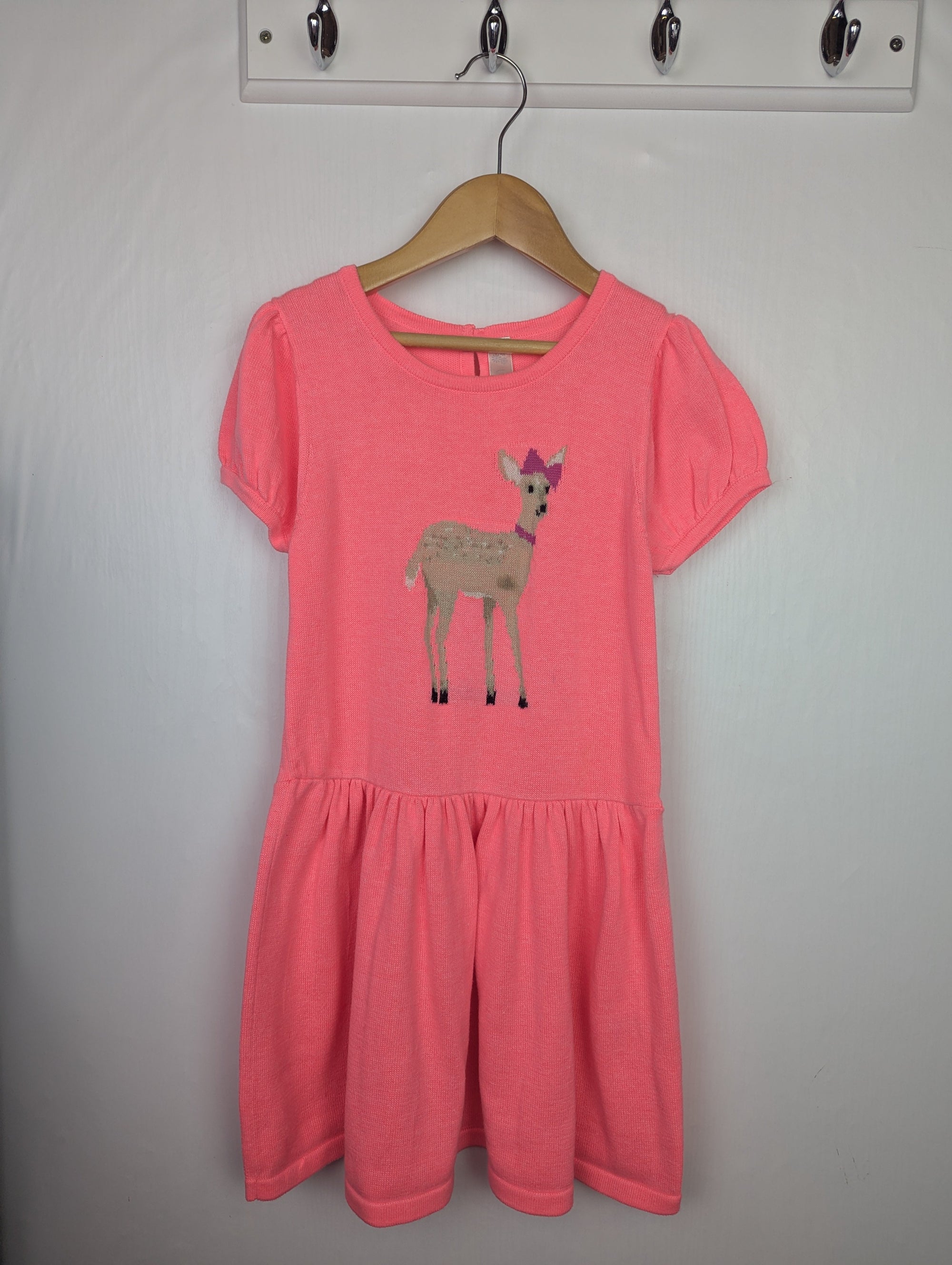 Cherokee Pink Knit Dress - Girls 5 Years - Little Ones Preloved. Second Hand Children's & Preloved Baby, Kids, Girls & Boys Clothes. UK online