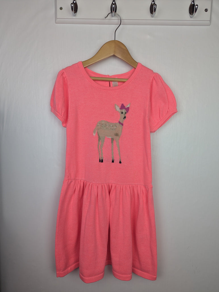 Cherokee Pink Knit Dress - Girls 5 Years Little Ones Preloved Used, Preloved, Preworn Baby, Girls & Boys Clothes. Kids & Children's second hand Clothing UK Online. Cheap affordable. Brands including Next, Joules, Nutmeg Morrisons, TU, F&F, H&M.