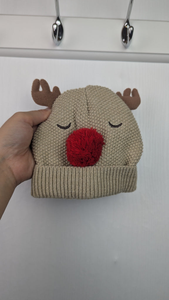 Christmas Reindeer Hat - One Size Little Ones Preloved Used, Preloved, Preworn & Second Hand Baby, Kids & Children's Clothing UK Online. Cheap affordable. Brands including Next, Joules, Nutmeg Morrisons, TU, F&F, H&M.