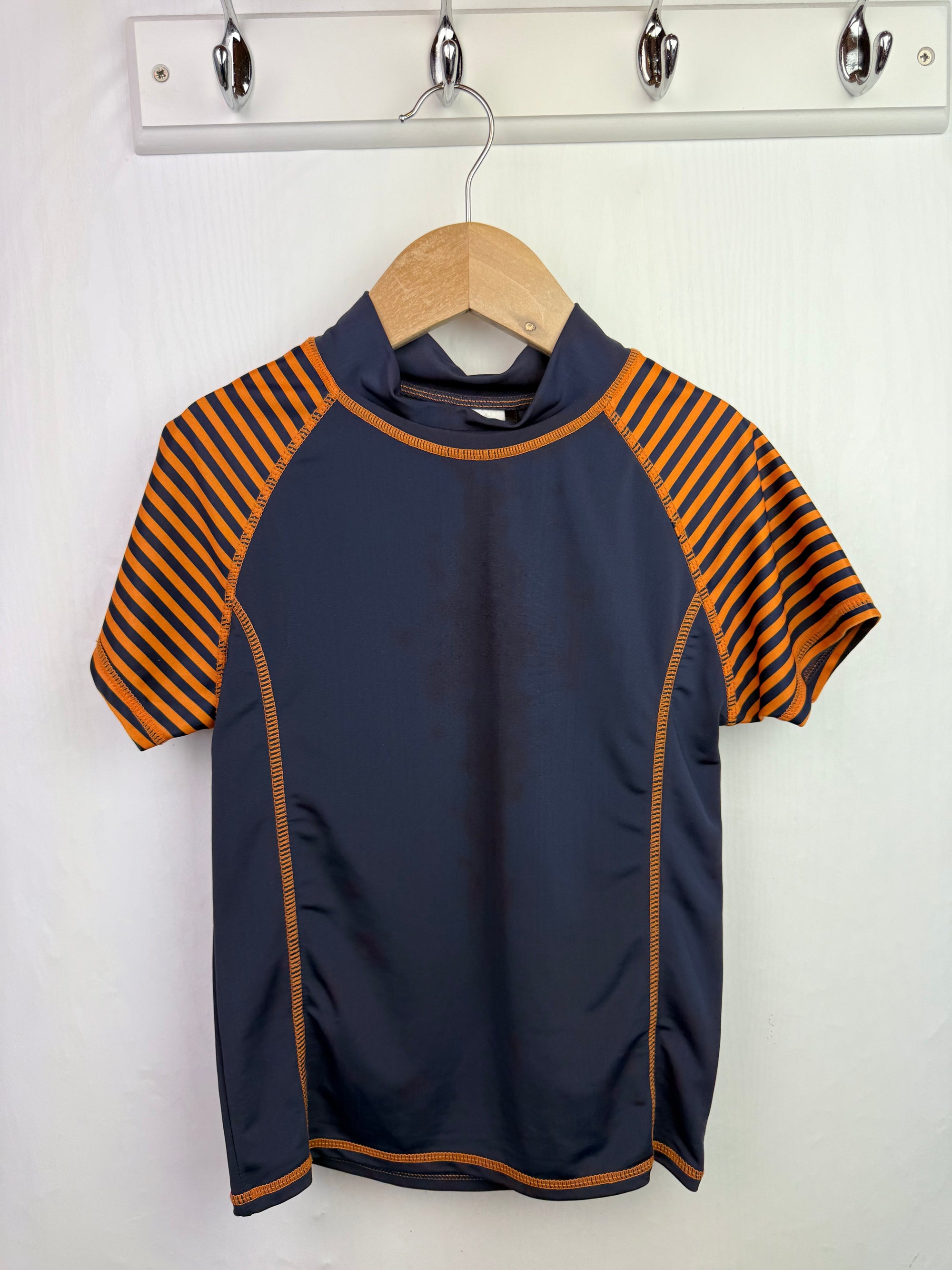 Crane Navy Swim Sun Top - Boys 7 - 8 Years - Little Ones Preloved. Second Hand Children's & Preloved Baby, Kids, Girls & Boys Clothes. UK online