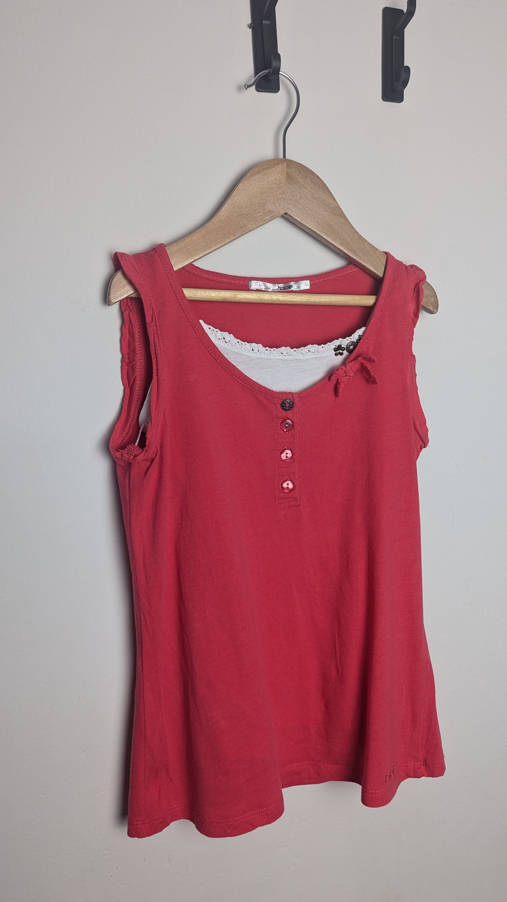DDP Double Layered Top - Girls 10 Years - Little Ones Preloved. Second Hand Children's & Preloved Baby, Kids, Girls & Boys Clothes. UK online