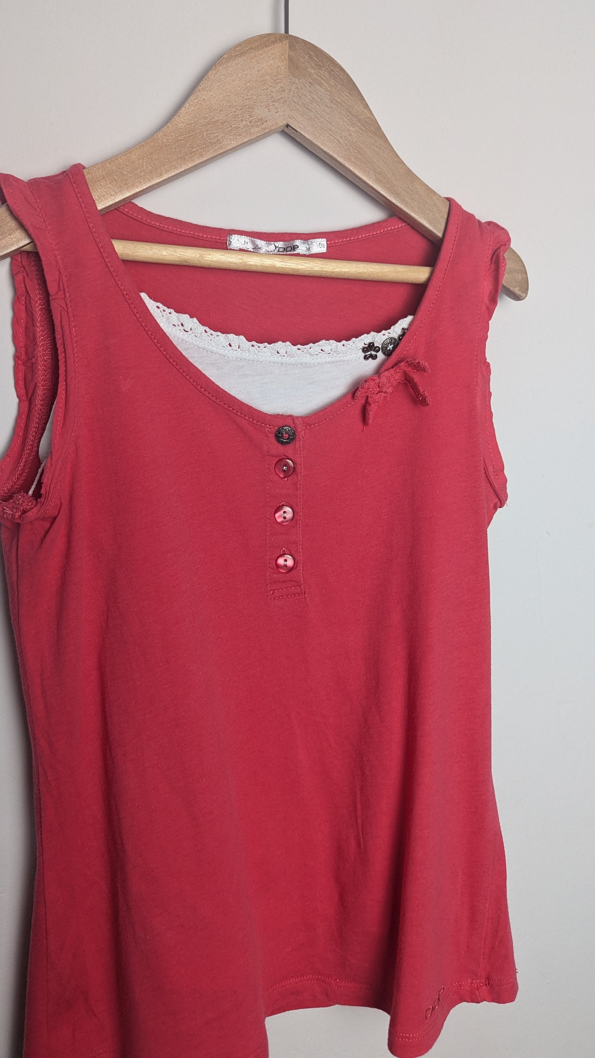 DDP Double Layered Top - Girls 10 Years - Little Ones Preloved. Second Hand Children's & Preloved Baby, Kids, Girls & Boys Clothes. UK online