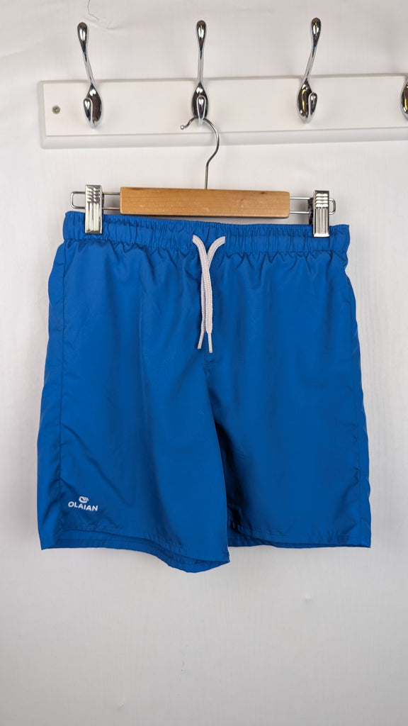 Decathlon Blue Swim Shorts - Boys 10-11 Years Little Ones Preloved Used, Preloved, Preworn Baby, Girls & Boys Clothes. Kids & Children's second hand Clothing UK Online. Cheap affordable. Brands including Next, Joules, Nutmeg Morrisons, TU, F&F, H&M.