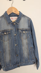 Du Pareil Au Meme Blue Denim Jacket - Girls 10 Years - Little Ones Preloved. Second Hand Children's & Preloved Baby, Kids, Girls & Boys Clothes. UK online