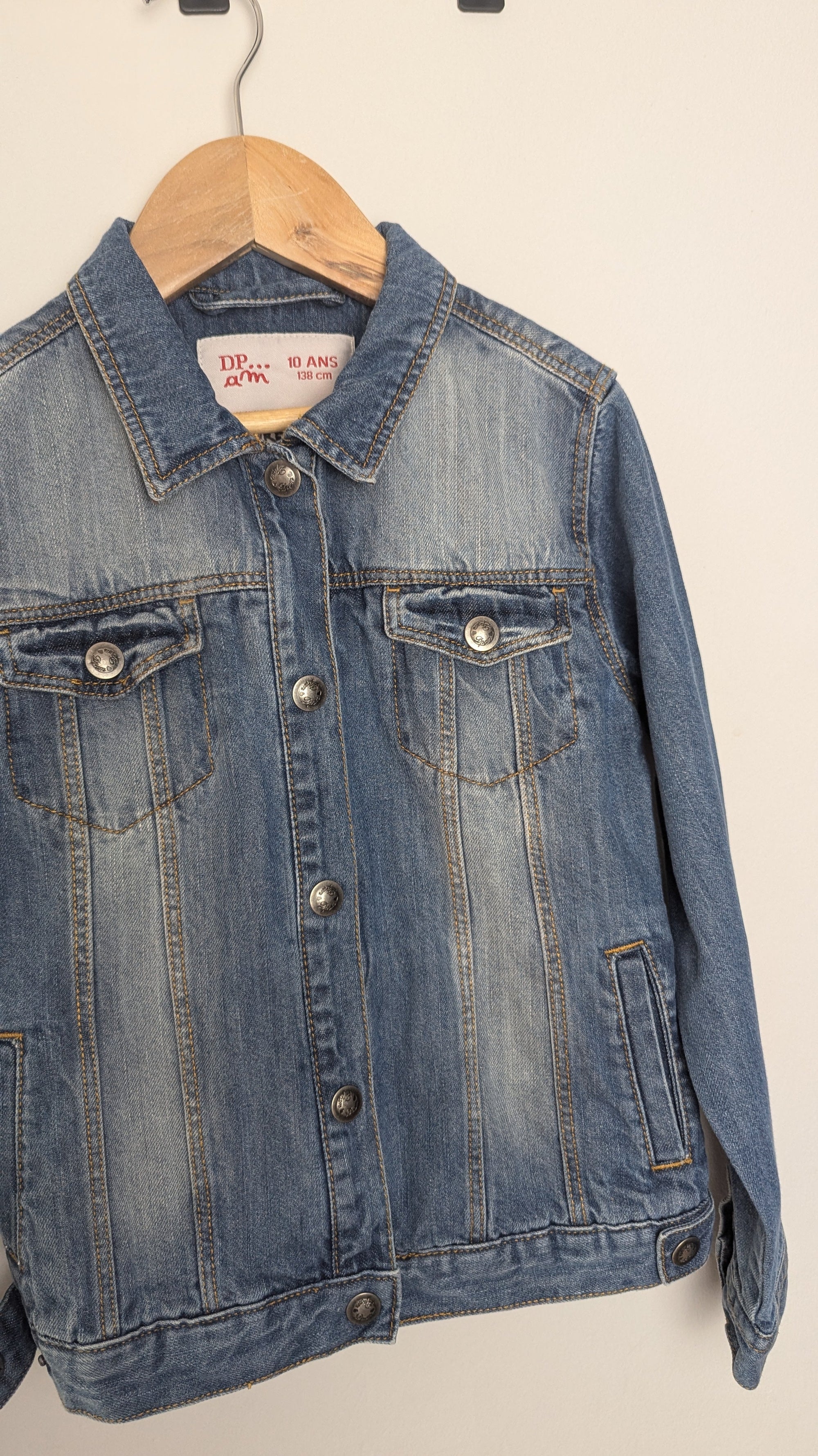 Du Pareil Au Meme Blue Denim Jacket - Girls 10 Years - Little Ones Preloved. Second Hand Children's & Preloved Baby, Kids, Girls & Boys Clothes. UK online