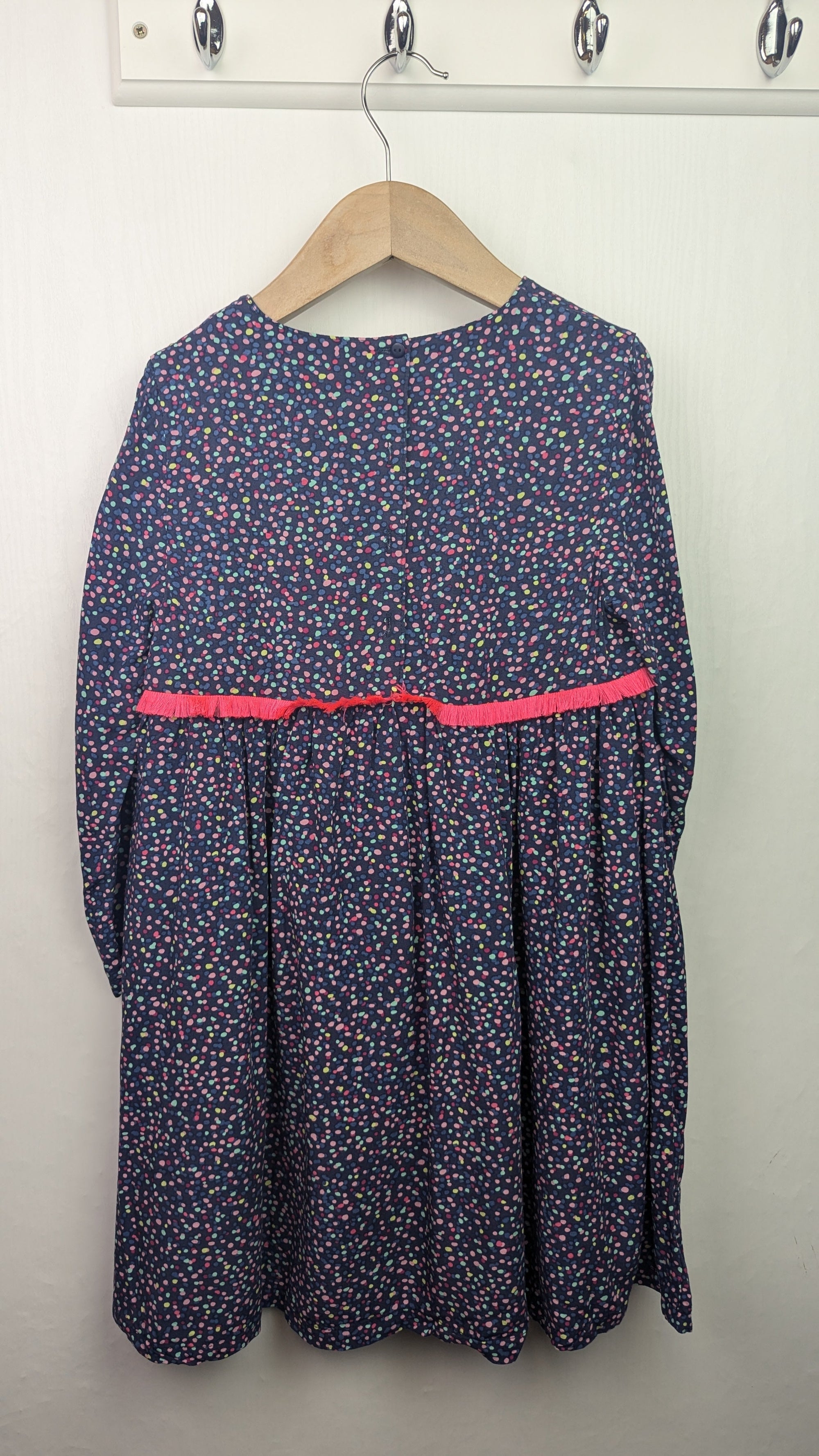 Du Pareil Au Meme Long Sleeve Confetti Dress - Girls 8 Years - Little Ones Preloved. Second Hand Children's & Preloved Baby, Kids, Girls & Boys Clothes. UK online