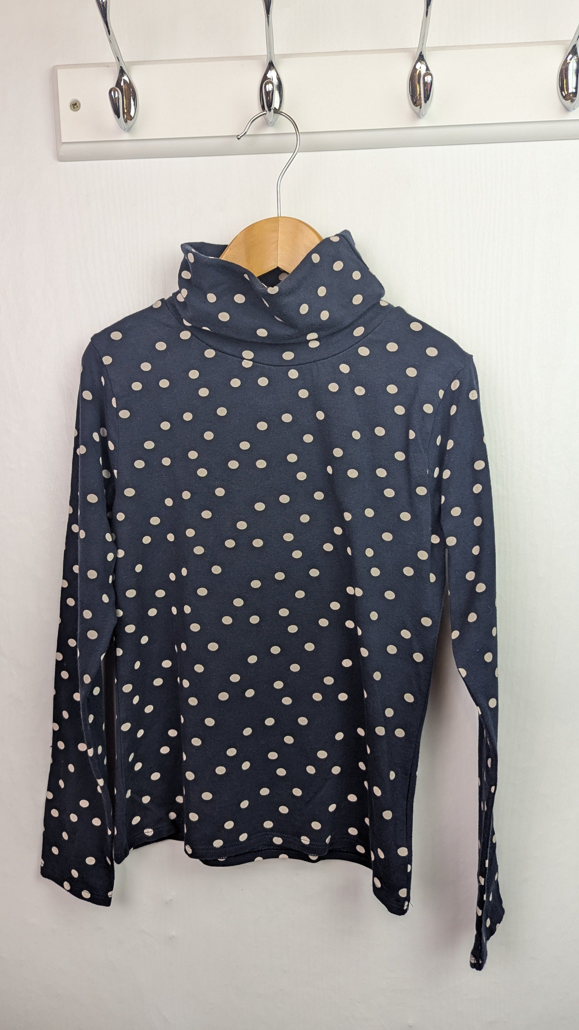 Du Pareil Au Meme Long Sleeve Spotty Top - Girls 8 Years - Little Ones Preloved. Second Hand Children's & Preloved Baby, Kids, Girls & Boys Clothes. UK online