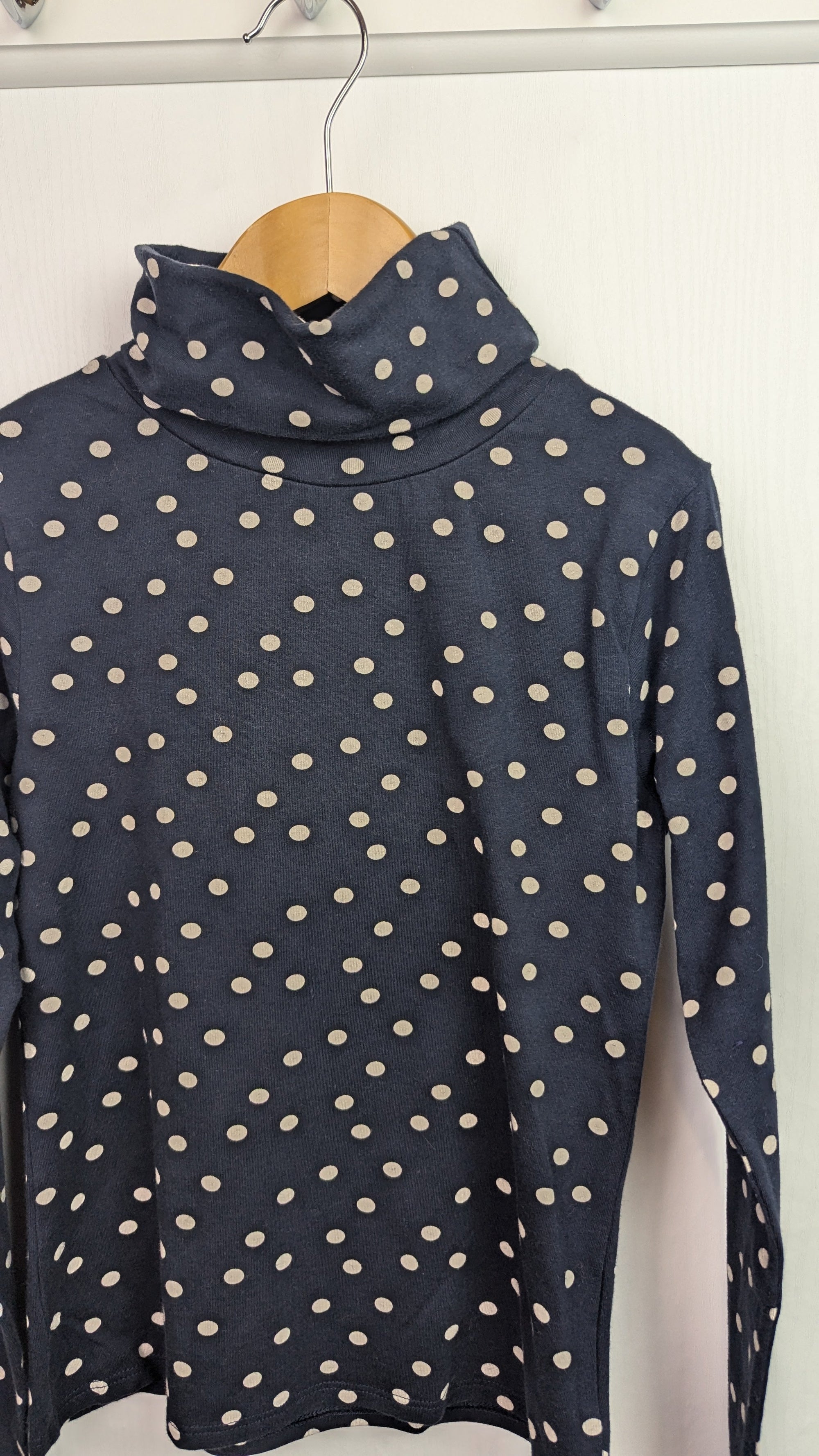 Du Pareil Au Meme Long Sleeve Spotty Top - Girls 8 Years - Little Ones Preloved. Second Hand Children's & Preloved Baby, Kids, Girls & Boys Clothes. UK online