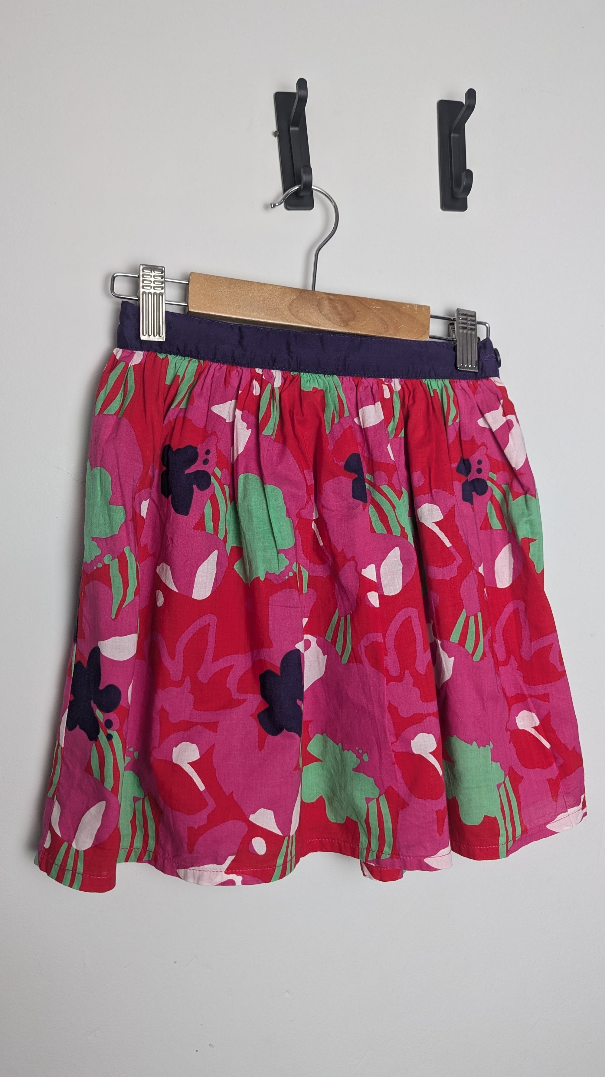 Du Pareil Au Meme Pink Floral Lined Skirt - Girls 10 Years - Little Ones Preloved. Second Hand Children's & Preloved Baby, Kids, Girls & Boys Clothes. UK online