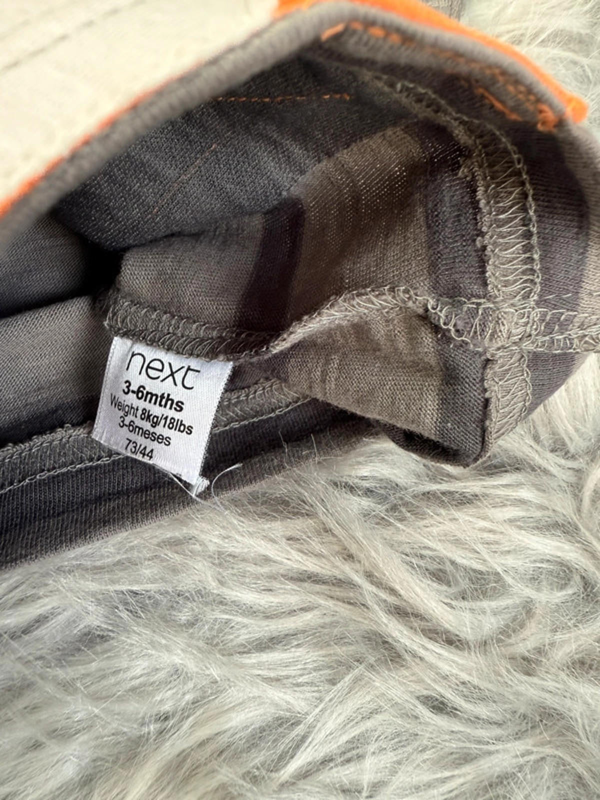 Nwot’s Ex-Next Grey Striped Tiger Top - Boys 3-6 Months Little Ones Preloved. Preloved Kids & Children’s Gently Used Clothing. Second Hand Baby, Girls & Boys Clothes. UK Postage