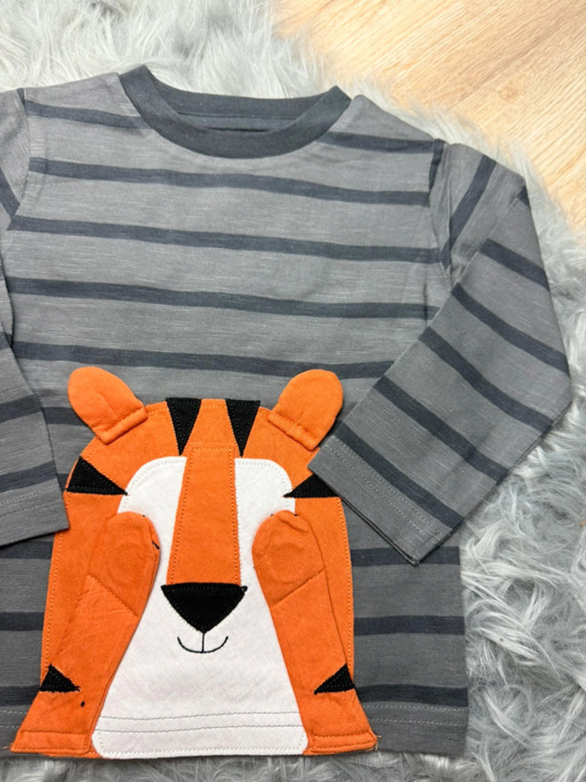 Nwot’s Ex-Next Grey Tiger Top - Boys 9–12 Months Little Ones Preloved. Preloved Kids & Children’s Gently Used Clothing. Second Hand Baby, Girls & Boys Clothes. UK Postage