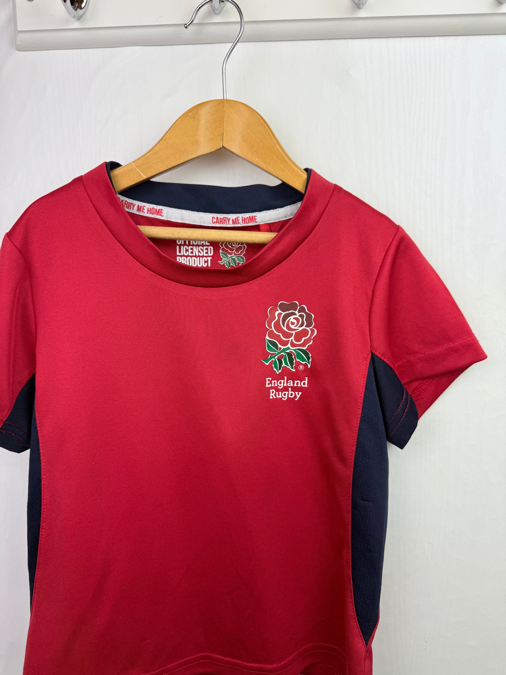 England Rugby Shirt - Unisex 5 - 6 Years - Little Ones Preloved. Second Hand Children's & Preloved Baby, Kids, Girls & Boys Clothes. UK online