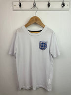 England Short Sleeve Top - Unisex 7 - 8 Years - Little Ones Preloved. Second Hand Children's & Preloved Baby, Kids, Girls & Boys Clothes. UK online