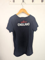 Euro 2020 Navy Top - Unisex 9 - 10 Years - Little Ones Preloved. Second Hand Children's & Preloved Baby, Kids, Girls & Boys Clothes. UK online