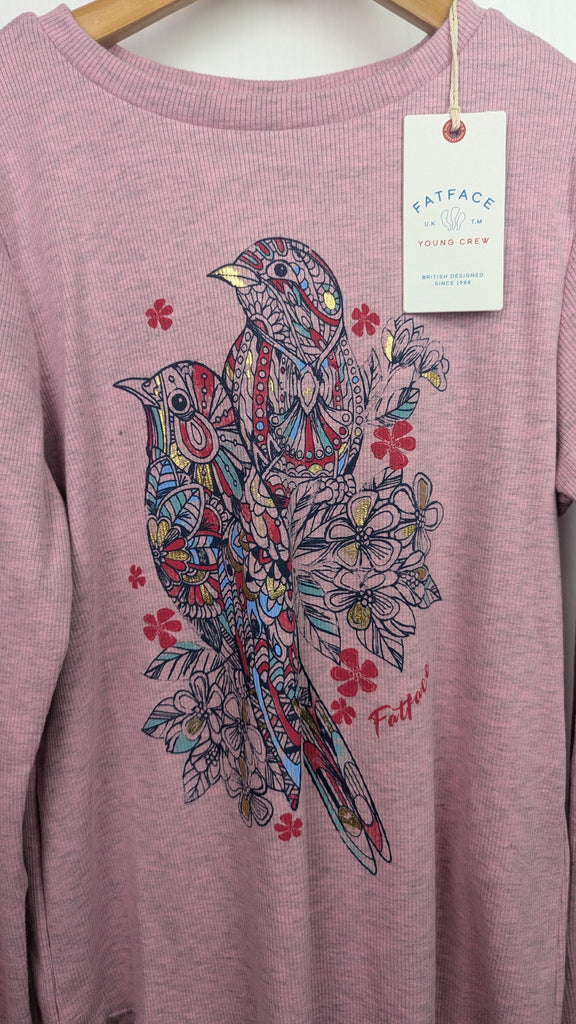 NEW Ex-FatFace Pink Ribbed Bird Top - Girls 11-12 Years Fat face Used, Preloved, Preworn & Second Hand Baby, Kids & Children's Clothing UK Online. Cheap affordable. Brands including Next, Joules, Nutmeg Morrisons, TU, F&F, H&M.