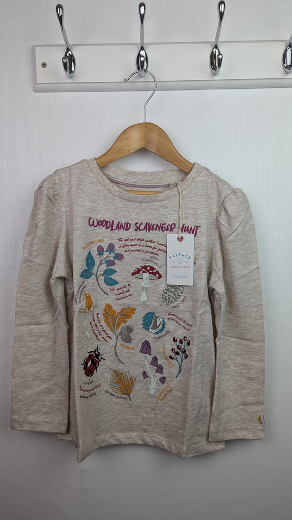 Ex-FatFace Woodland Long Sleeve Top - Girls 10-11 Years FatFace Used, Preloved, Preworn & Second Hand Baby, Kids & Children's Clothing UK Online. Cheap affordable. Brands including Next, Joules, Nutmeg Morrisons, TU, F&F, H&M.