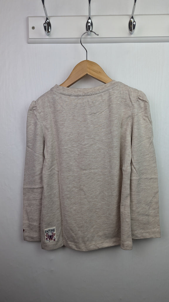 Ex-FatFace Woodland Long Sleeve Top - Girls 5-6 Years FatFace Used, Preloved, Preworn & Second Hand Baby, Kids & Children's Clothing UK Online. Cheap affordable. Brands including Next, Joules, Nutmeg Morrisons, TU, F&F, H&M.