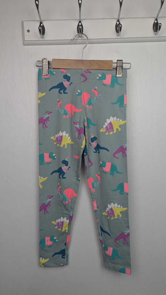 Ex-M&S NEW Teal Dinosaur Leggings - Unisex 6-7 Years Marks & Spencer Used, Preloved, Preworn & Second Hand Baby, Kids & Children's Clothing UK Online. Cheap affordable. Brands including Next, Joules, Nutmeg Morrisons, TU, F&F, H&M.