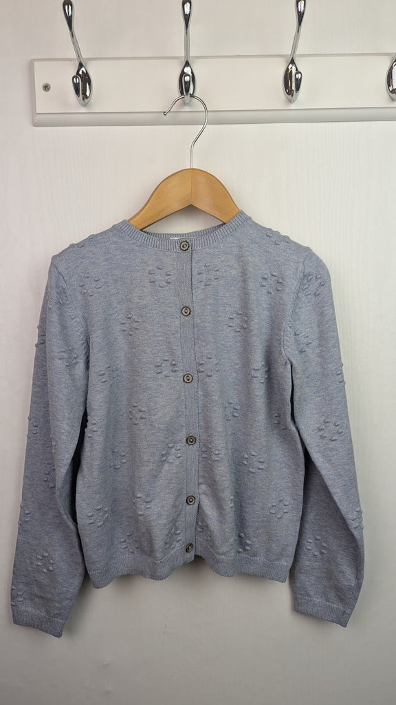 Ex-Next Blue Bobble Cardigan - Girls 2-3 Years Next Used, Preloved, Preworn & Second Hand Baby, Kids & Children's Clothing UK Online. Cheap affordable. Brands including Next, Joules, Nutmeg Morrisons, TU, F&F, H&M.