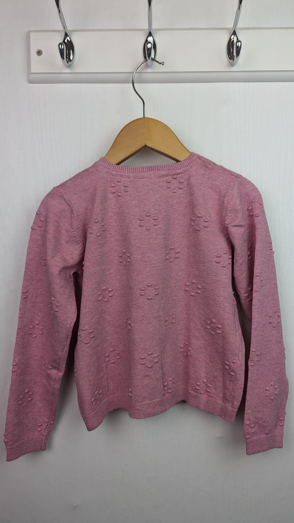 Ex-Next Light Pink Bobble Cardigan - Girls 7-8 Years Next Used, Preloved, Preworn & Second Hand Baby, Kids & Children's Clothing UK Online. Cheap affordable. Brands including Next, Joules, Nutmeg Morrisons, TU, F&F, H&M.