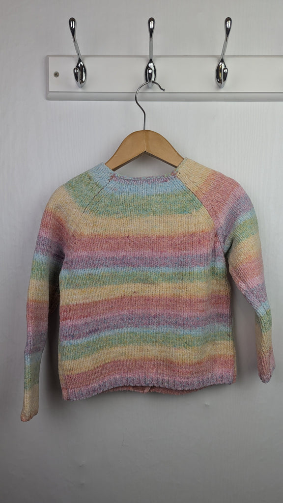 Ex-Next Soft Rainbow Chenille Jumper - Girls 8 Years Next Used, Preloved, Preworn & Second Hand Baby, Kids & Children's Clothing UK Online. Cheap affordable. Brands including Next, Joules, Nutmeg Morrisons, TU, F&F, H&M.