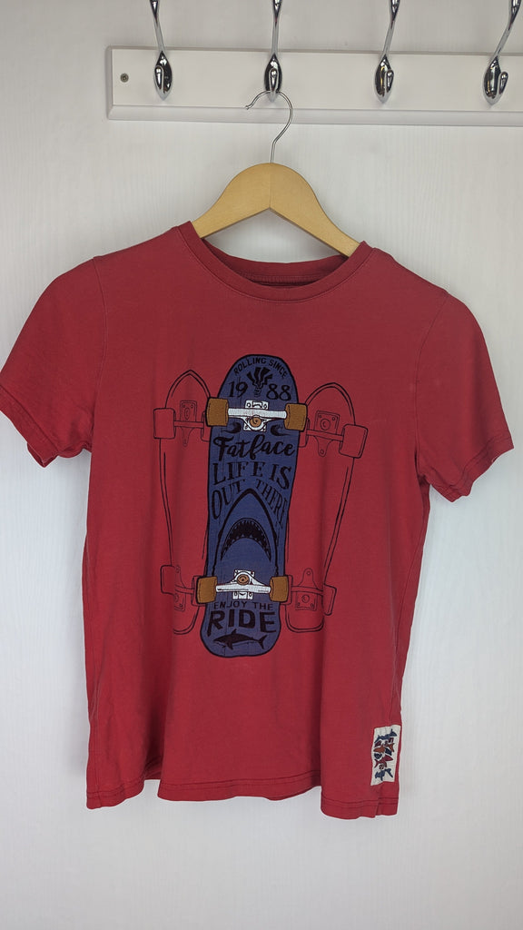 Fat Face Red Skateboard Top - Boys 12-13 Years Fat face Used, Preloved, Preworn & Second Hand Baby, Kids & Children's Clothing UK Online. Cheap affordable. Brands including Next, Joules, Nutmeg Morrisons, TU, F&F, H&M.