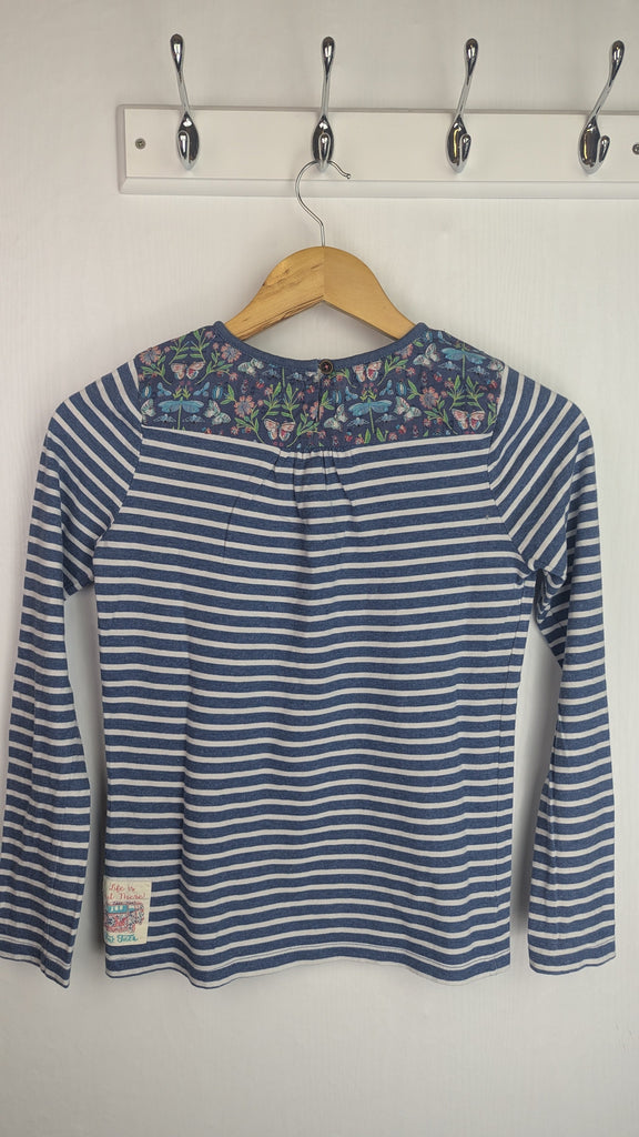 FatFace Blue Striped Long Sleeve Top - Girls 10-11 Years FatFace Used, Preloved, Preworn Baby, Girls & Boys Clothes. Kids & Children's second hand Clothing UK Online. Cheap affordable. Brands including Next, Joules, Nutmeg Morrisons, TU, F&F, H&M.