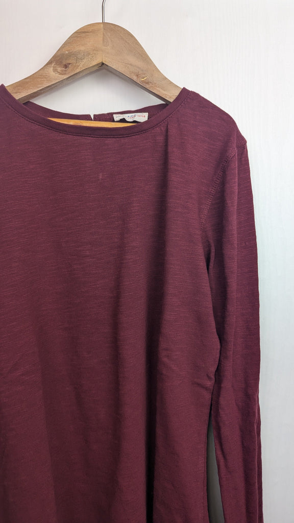 FatFace Burgundy Long Sleeve Top - Girls 12-13 Years Little Ones Preloved Used, Preloved, Preworn & Second Hand Baby, Kids & Children's Clothing UK Online. Cheap affordable. Brands including Next, Joules, Nutmeg Morrisons, TU, F&F, H&M.