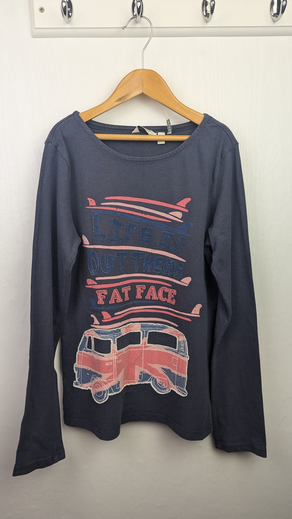 FatFace Campervan Long Sleeve Top - Girls 10-11 Years FatFace Used, Preloved, Preworn & Second Hand Baby, Kids & Children's Clothing UK Online. Cheap affordable. Brands including Next, Joules, Nutmeg Morrisons, TU, F&F, H&M.