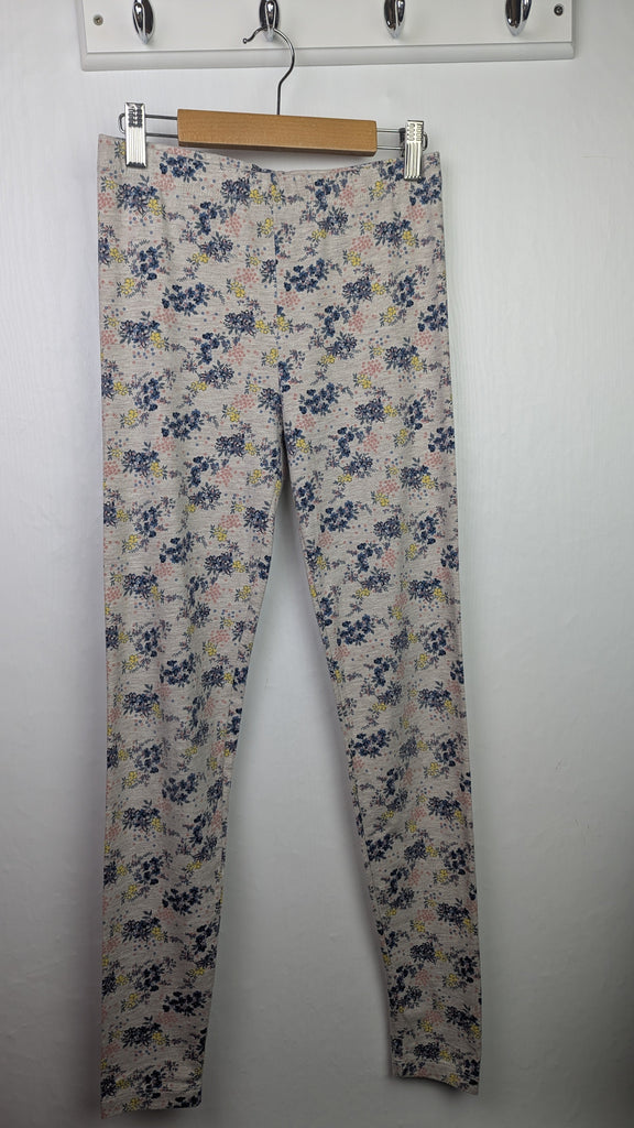 FatFace Grey Floral Leggings - Girls 12-13 Years Little Ones Preloved Used, Preloved, Preworn & Second Hand Baby, Kids & Children's Clothing UK Online. Cheap affordable. Brands including Next, Joules, Nutmeg Morrisons, TU, F&F, H&M.