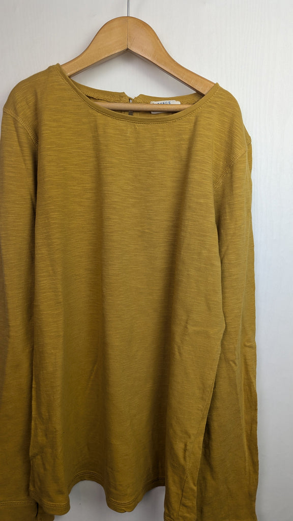 FatFace Mustard Long Sleeve Top - Girls 12-13 Years Little Ones Preloved Used, Preloved, Preworn & Second Hand Baby, Kids & Children's Clothing UK Online. Cheap affordable. Brands including Next, Joules, Nutmeg Morrisons, TU, F&F, H&M.