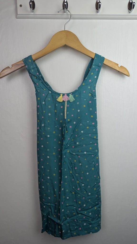 FatFace Polka Dot Cross-Back Top - Girls 12-13 Years Little Ones Preloved Used, Preloved, Preworn & Second Hand Baby, Kids & Children's Clothing UK Online. Cheap affordable. Brands including Next, Joules, Nutmeg Morrisons, TU, F&F, H&M.