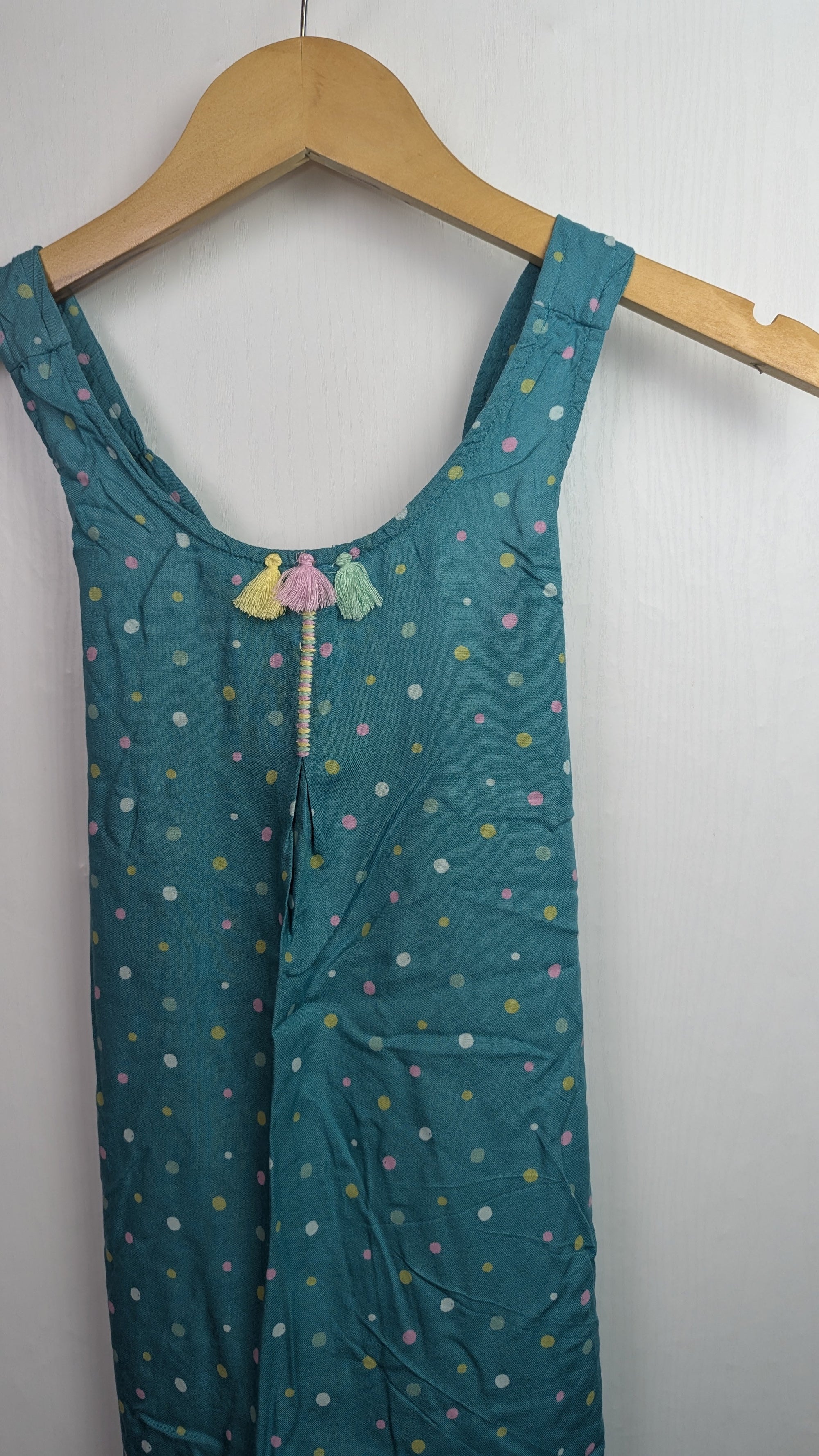 FatFace Polka Dot Cross - Back Top - Girls 12 - 13 Years - Little Ones Preloved. Second Hand Children's & Preloved Baby, Kids, Girls & Boys Clothes. UK online