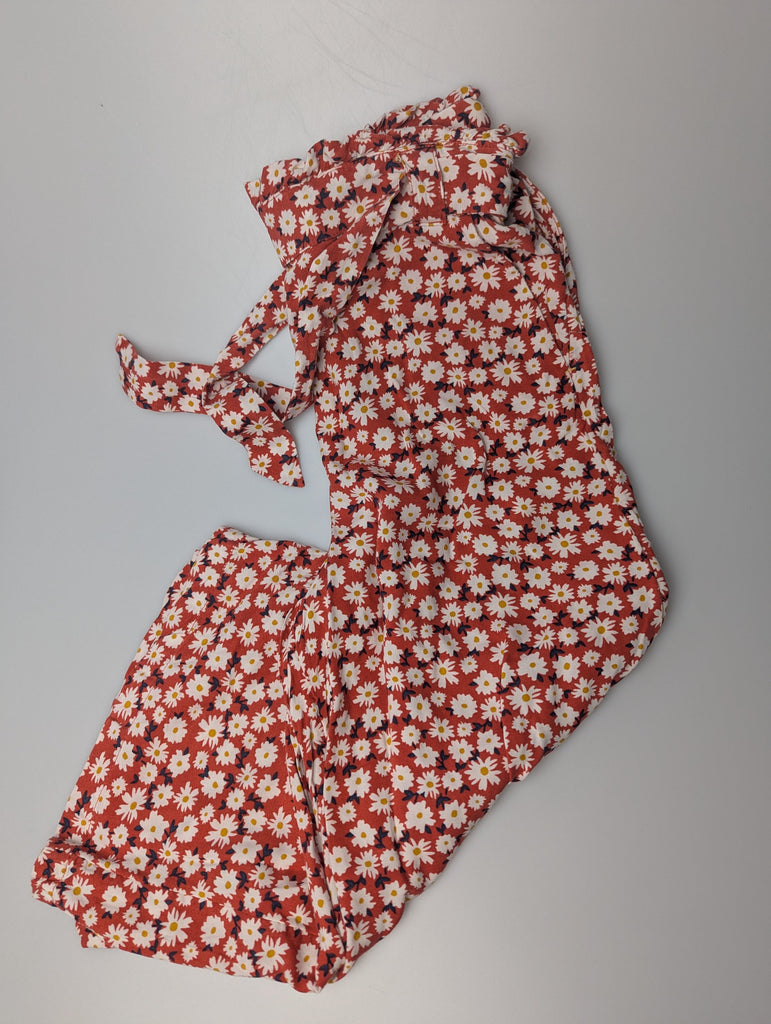 FatFace Red Floral Cropped Trousers - Girls 9-10 Years Little Ones Preloved Used, Preloved, Preworn Baby, Girls & Boys Clothes. Kids & Children's second hand Clothing UK Online. Cheap affordable. Brands including Next, Joules, Nutmeg Morrisons, TU, F&F, H&M.