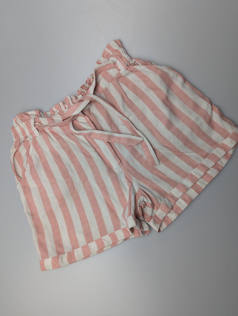 FatFace Rose Striped Shorts - Girls 10-11 Years Little Ones Preloved Used, Preloved, Preworn Baby, Girls & Boys Clothes. Kids & Children's second hand Clothing UK Online. Cheap affordable. Brands including Next, Joules, Nutmeg Morrisons, TU, F&F, H&M.