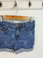 FatFace Star Denim Shorts - Girls 6 - 7 Years - Little Ones Preloved. Second Hand Children's & Preloved Baby, Kids, Girls & Boys Clothes. UK online