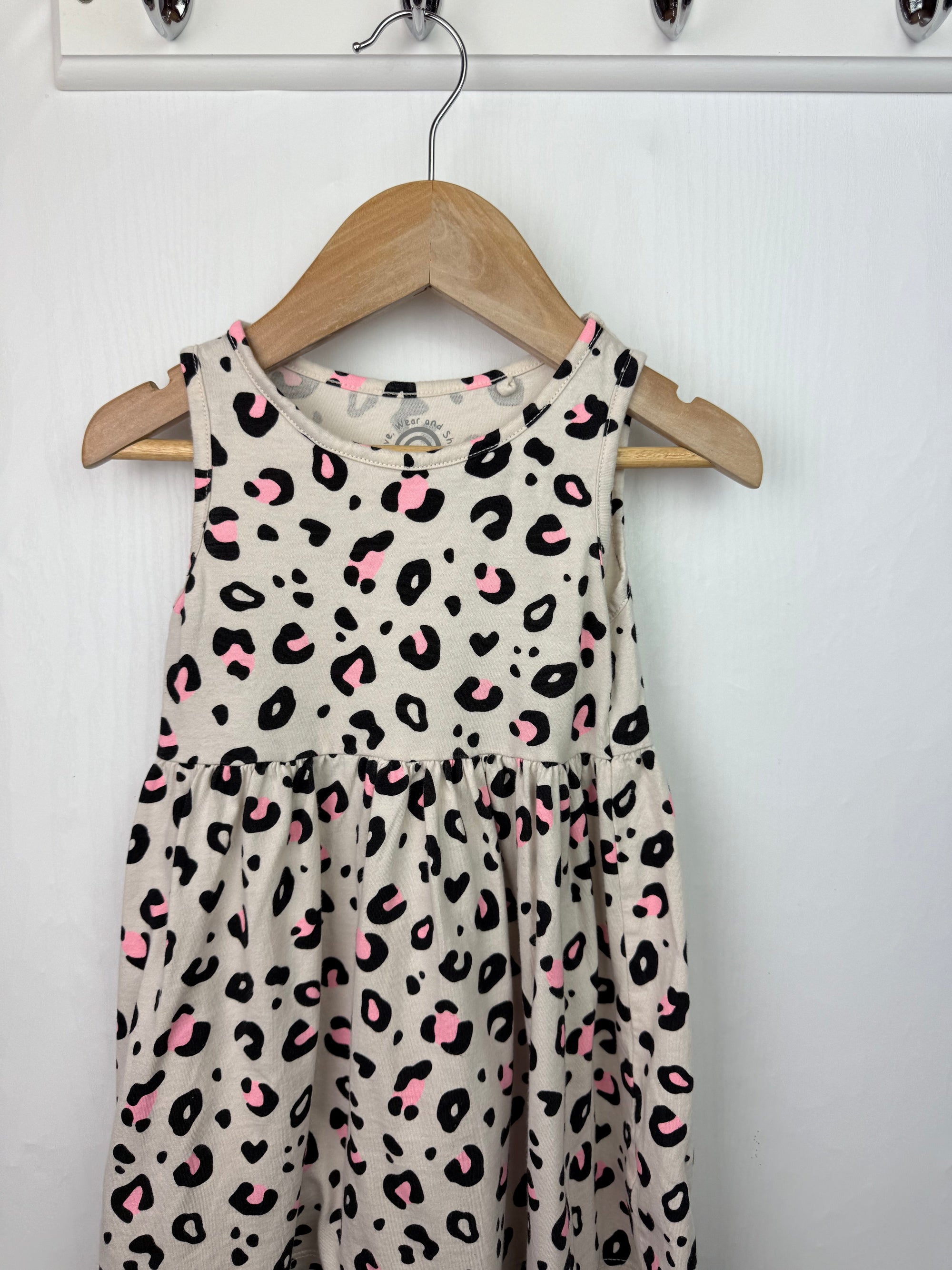 F&F Animal Print Dress - Girls 18 - 24 Months - Little Ones Preloved. Second Hand Children's & Preloved Baby, Kids, Girls & Boys Clothes. UK online