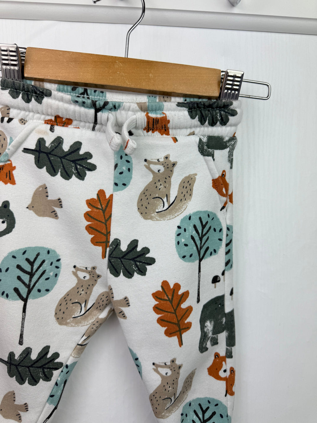 F&F Autumn Animal Joggers - Boys 6 - 9 Months - Little Ones Preloved. Second Hand Children's & Preloved Baby, Kids, Girls & Boys Clothes. UK online
