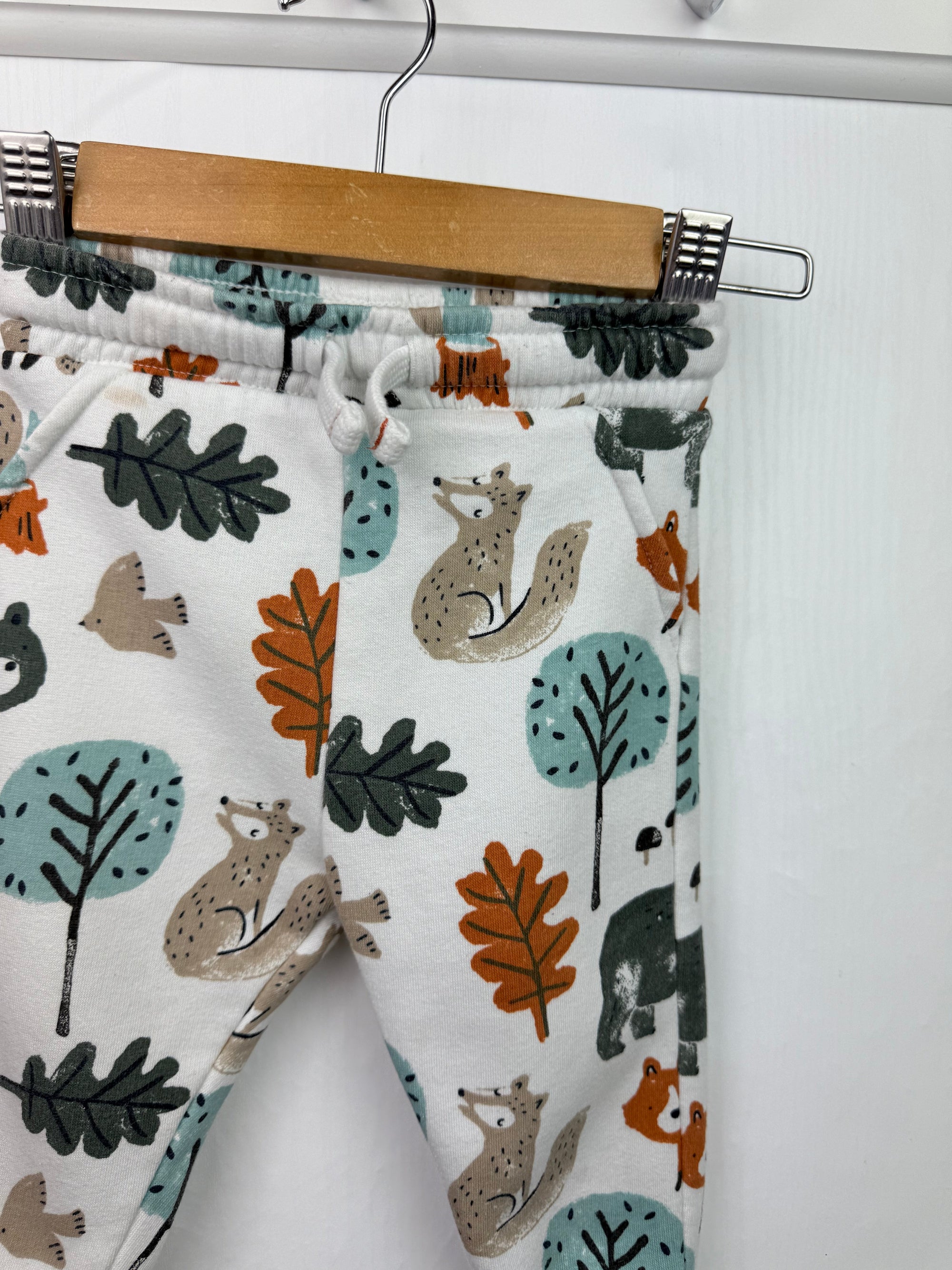 F&F Autumn Animal Joggers - Boys 6 - 9 Months - Little Ones Preloved. Second Hand Children's & Preloved Baby, Kids, Girls & Boys Clothes. UK online
