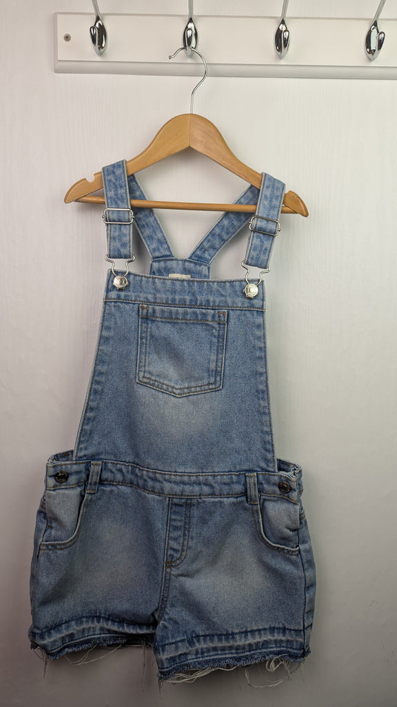 F&F Blue Denim Dungarees - Girls 9-10 Years Little Ones Preloved Used, Preloved, Preworn & Second Hand Baby, Kids & Children's Clothing UK Online. Cheap affordable. Brands including Next, Joules, Nutmeg Morrisons, TU, F&F, H&M.