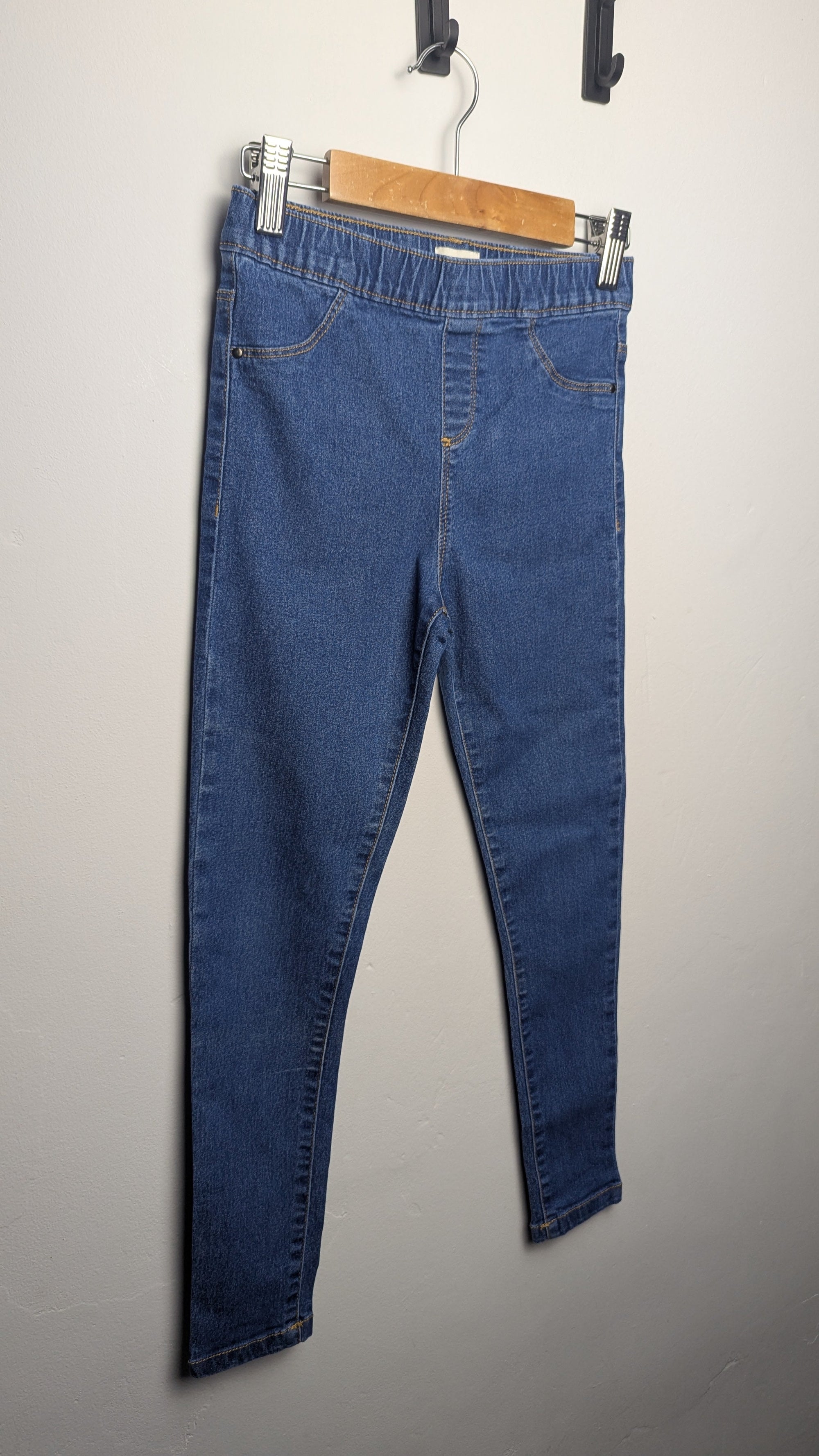 F&F Blue Jeggings - Girls 8 - 9 Years - Little Ones Preloved. Second Hand Children's & Preloved Baby, Kids, Girls & Boys Clothes. UK online