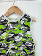 F&F Camo Vest Top - Boys 7 - 8 Years - Little Ones Preloved. Second Hand Children's & Preloved Baby, Kids, Girls & Boys Clothes. UK online