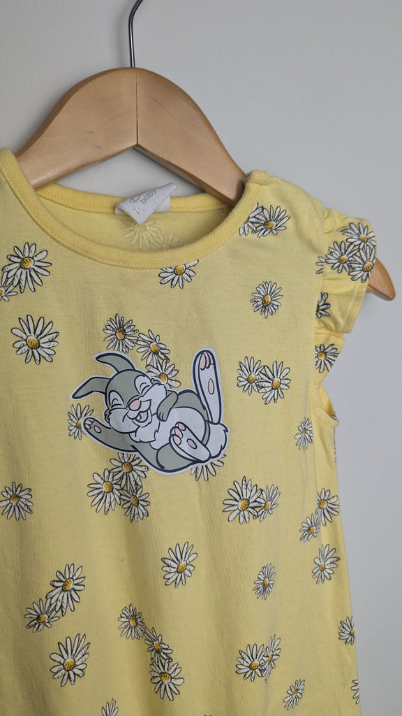 F&F Disney Thumper Romper - Girls 9-12 Months Little Ones Preloved Used, Preloved, Preworn & Second Hand Baby, Kids & Children's Clothing UK Online. Cheap affordable. Brands including Next, Joules, Nutmeg Morrisons, TU, F&F, H&M.